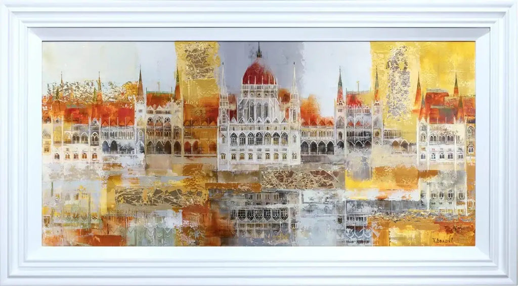 Budapest Parliament - Original - SOLD by artist Veronika Benoni - Wyecliffe Galleries