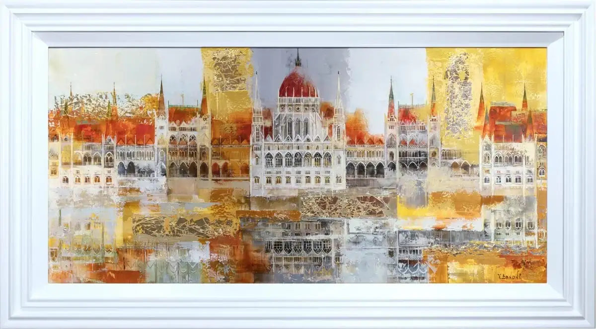 Budapest Parliament - Original - SOLD by artist Veronika Benoni - Wyecliffe Galleries