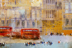 Busy Day At London Parliament - SOLD by artist Veronika Benoni - Wyecliffe Galleries