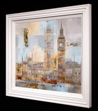 Busy Day At London Parliament - SOLD by artist Veronika Benoni - Wyecliffe Galleries