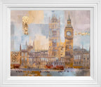 Busy Day At London Parliament - SOLD by artist Veronika Benoni - Wyecliffe Galleries