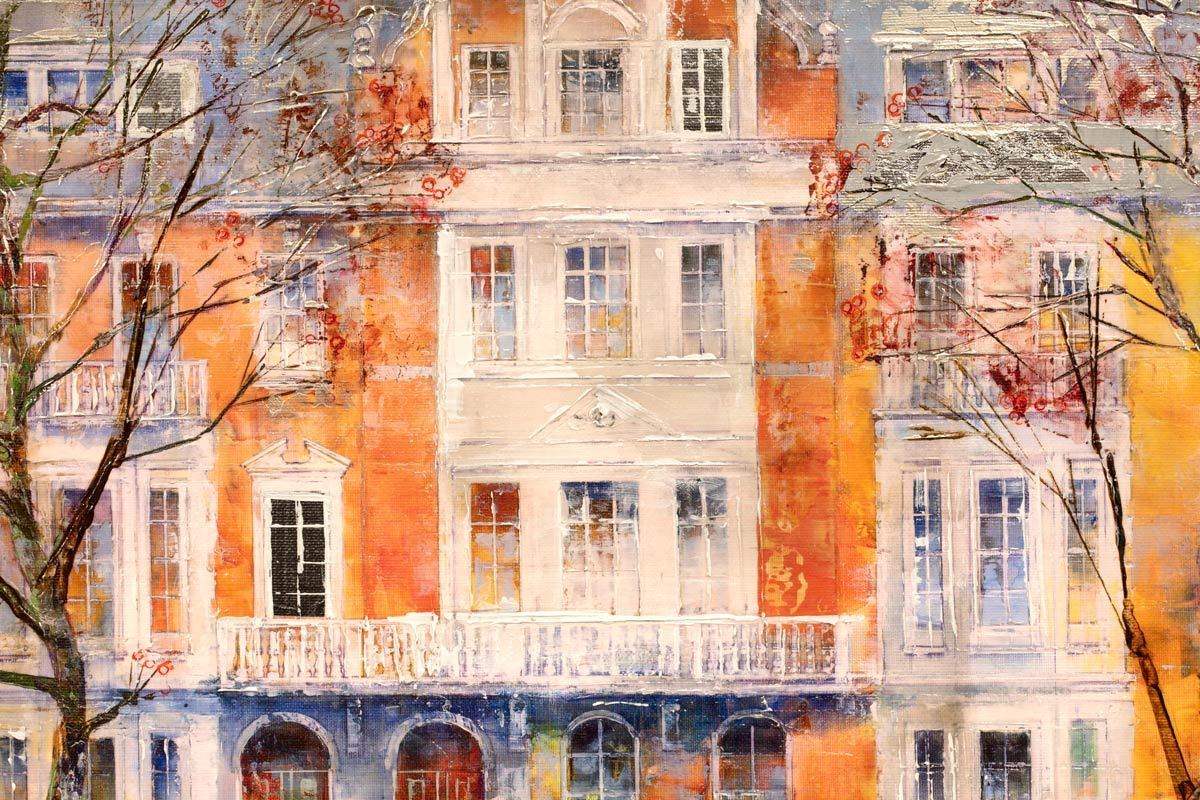 Busy in Battersea - Original - SOLD by artist Veronika Benoni - Wyecliffe Galleries