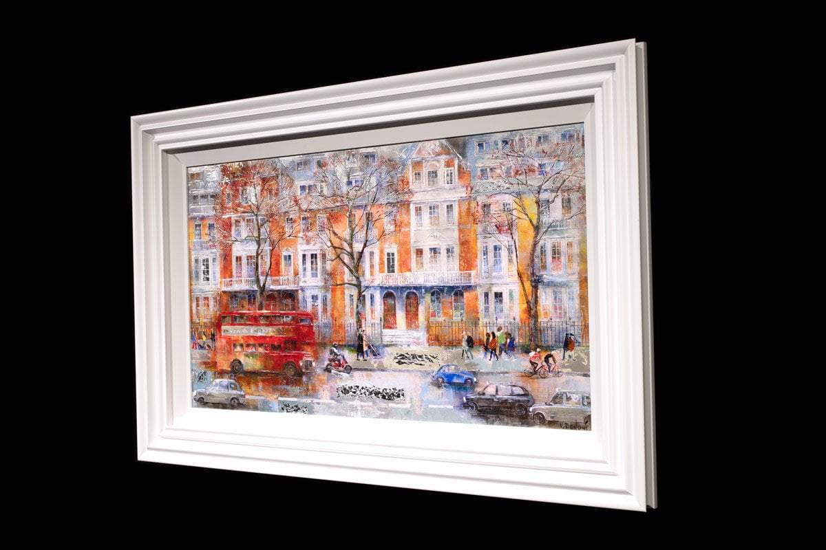 Busy in Battersea - Original - SOLD by artist Veronika Benoni - Wyecliffe Galleries