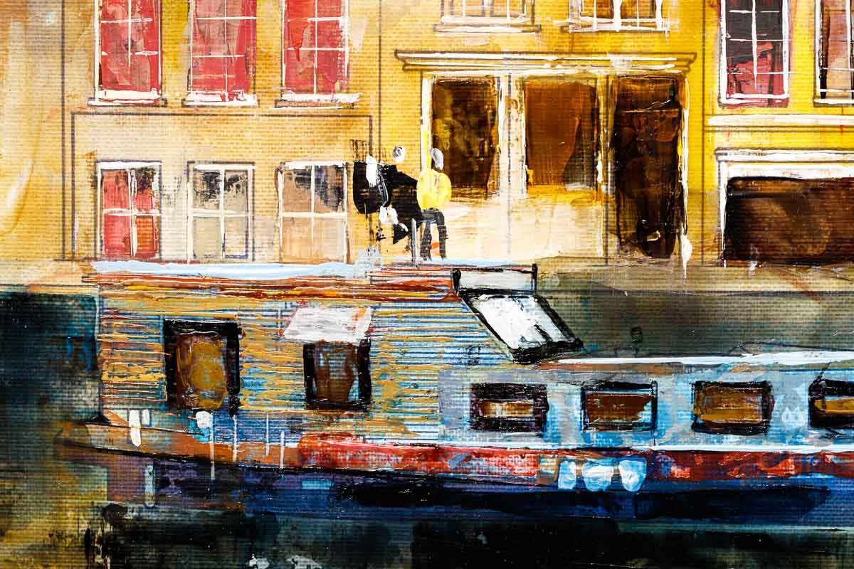 By the River - Original - SOLD by artist Veronika Benoni - Wyecliffe Galleries