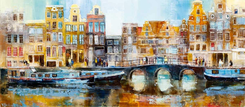 By the River - Original - SOLD by artist Veronika Benoni - Wyecliffe Galleries