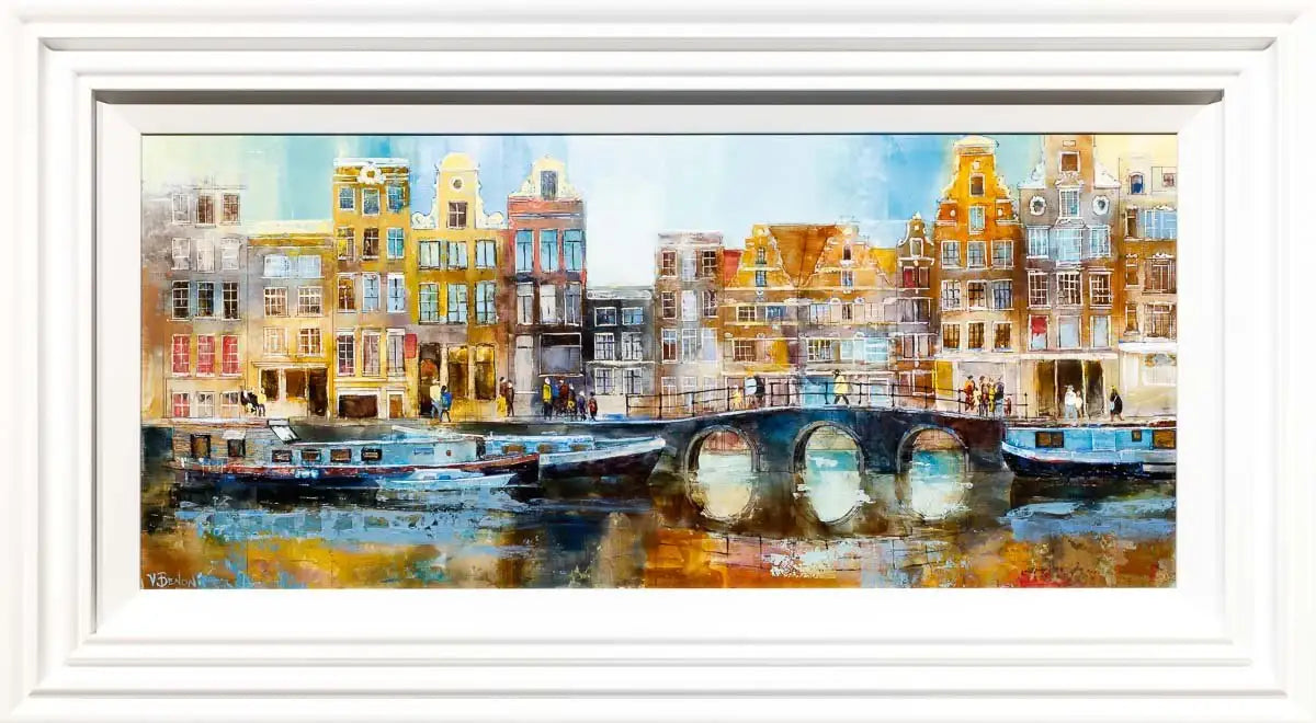 By the River - Original - SOLD by artist Veronika Benoni - Wyecliffe Galleries