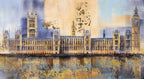 Calm in the City - Original - SOLD by artist Veronika Benoni - Wyecliffe Galleries