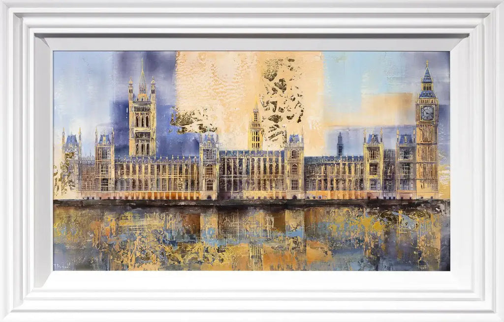 Calm in the City - Original - SOLD by artist Veronika Benoni - Wyecliffe Galleries