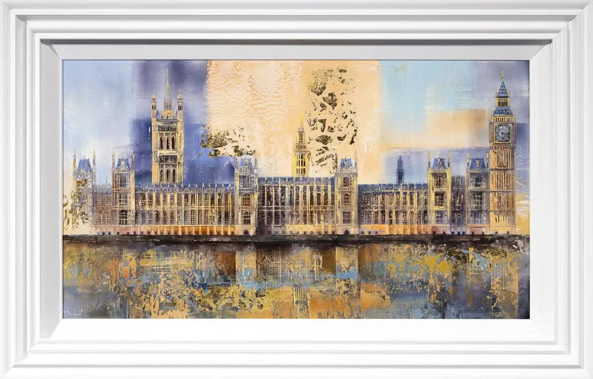 Calm in the City - Original - SOLD by artist Veronika Benoni - Wyecliffe Galleries