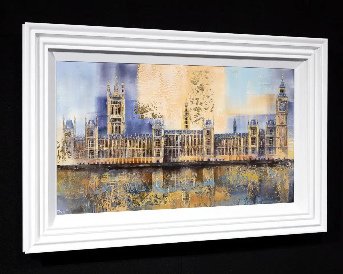 Calm in the City - Original - SOLD by artist Veronika Benoni - Wyecliffe Galleries