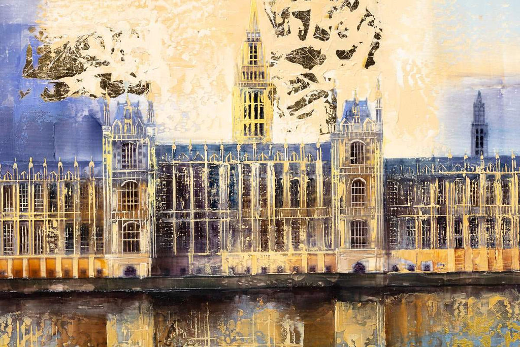 Calm in the City - Original - SOLD by artist Veronika Benoni - Wyecliffe Galleries