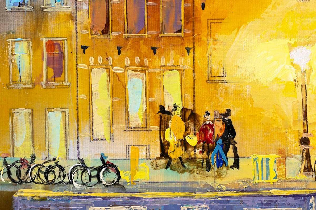 City Glow - Original - SOLD by artist Veronika Benoni - Wyecliffe Galleries