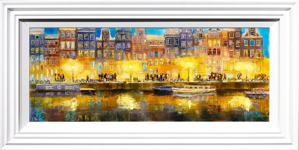 City Glow - Original - SOLD by artist Veronika Benoni - Wyecliffe Galleries