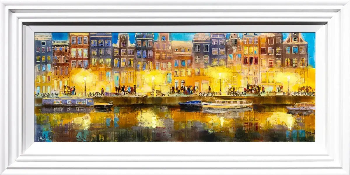 City Glow - Original - SOLD by artist Veronika Benoni - Wyecliffe Galleries