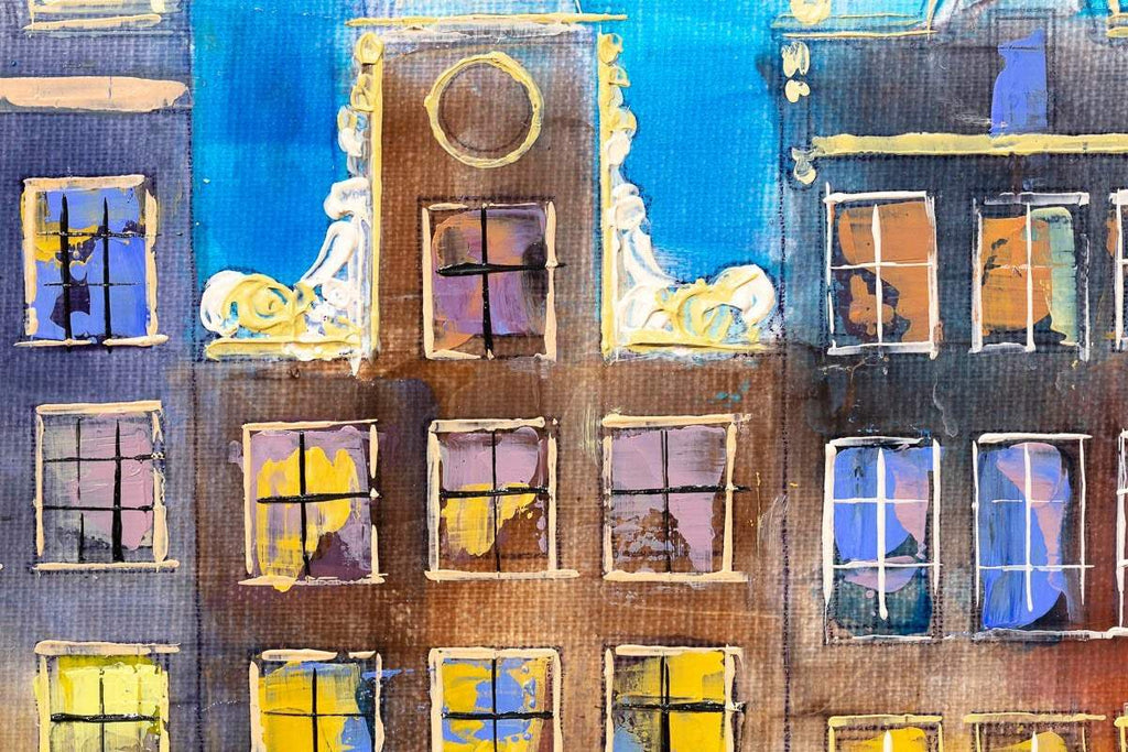 City Glow - Original - SOLD by artist Veronika Benoni - Wyecliffe Galleries
