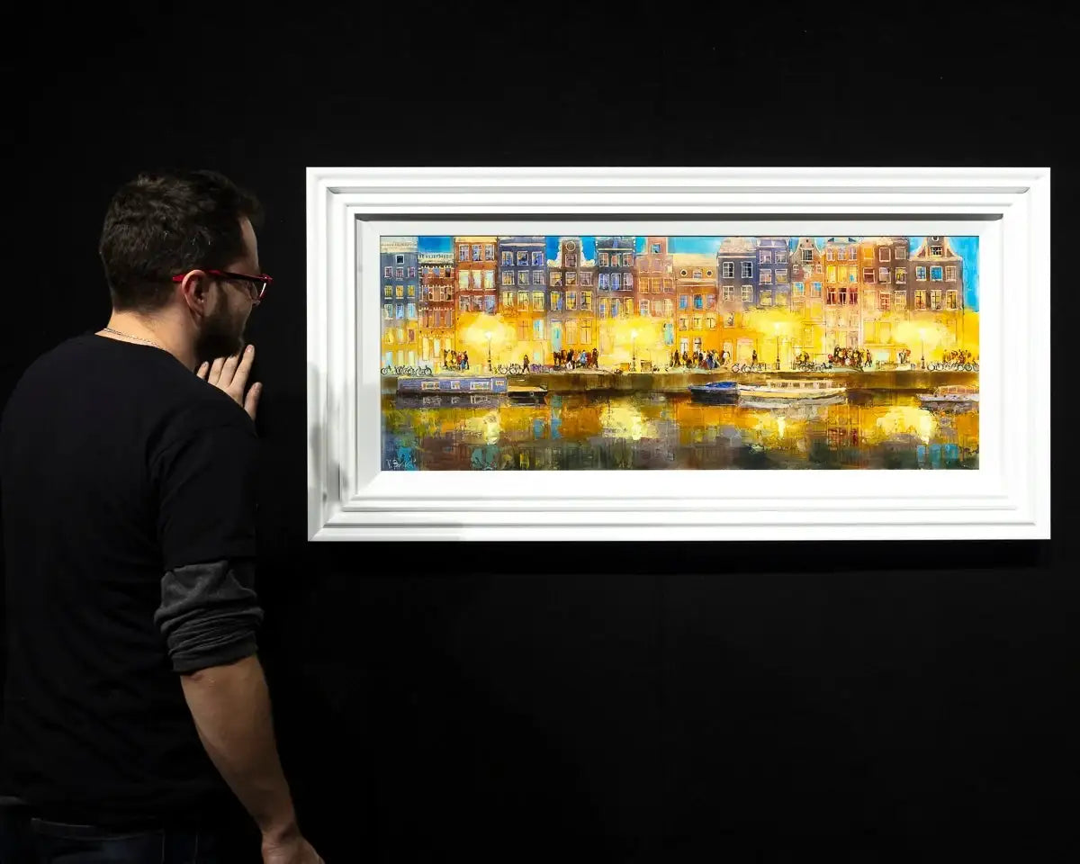 City Glow - Original - SOLD by artist Veronika Benoni - Wyecliffe Galleries