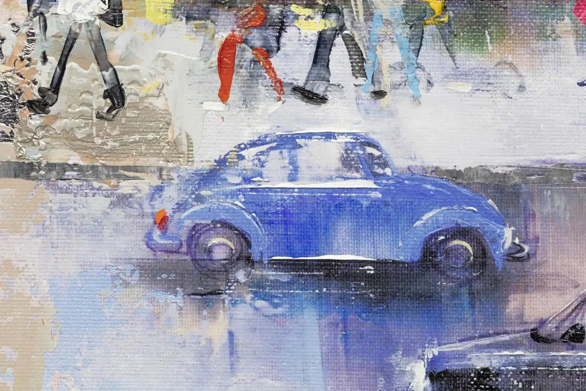 City Hustle - Original - SOLD by artist Veronika Benoni - Wyecliffe Galleries