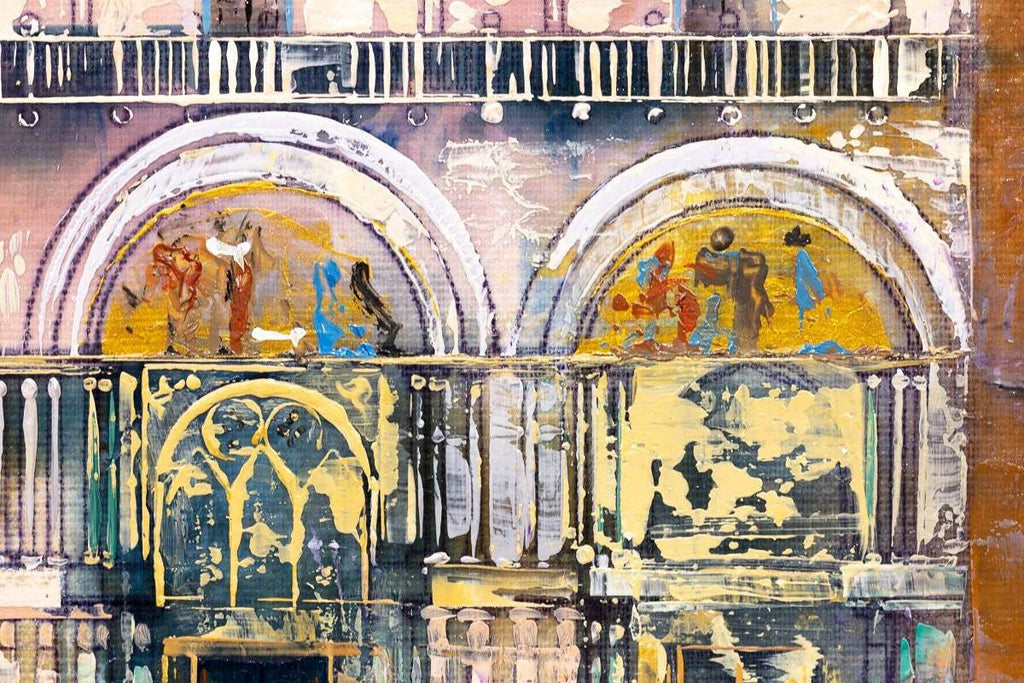 City of Gold - Original - SOLD by artist Veronika Benoni - Wyecliffe Galleries