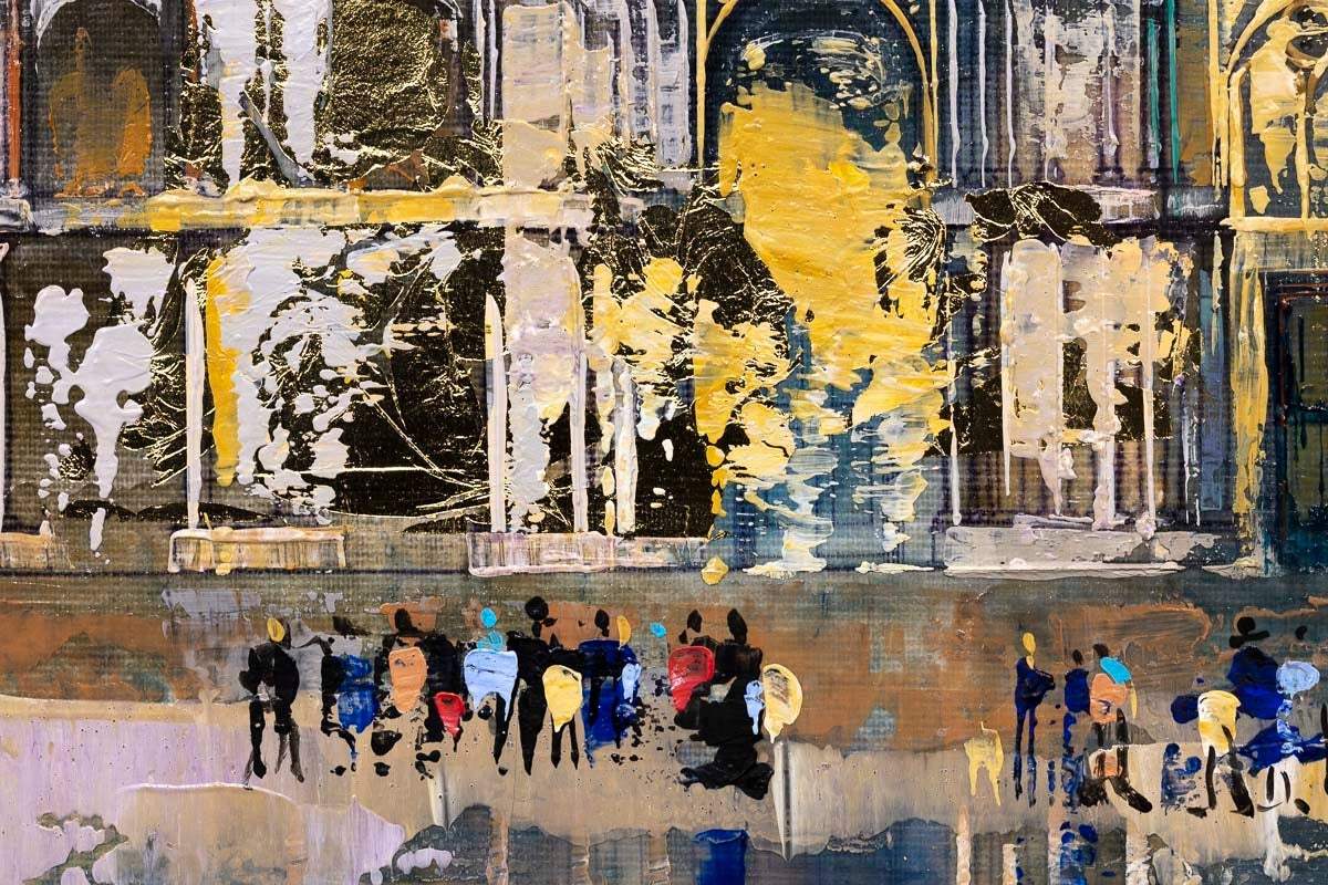 City of Gold - Original - SOLD by artist Veronika Benoni - Wyecliffe Galleries