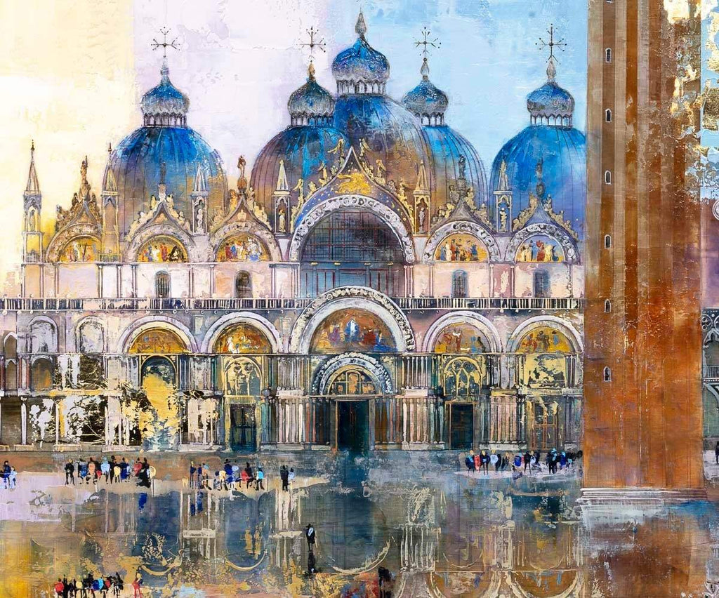 City of Gold - Original - SOLD by artist Veronika Benoni - Wyecliffe Galleries