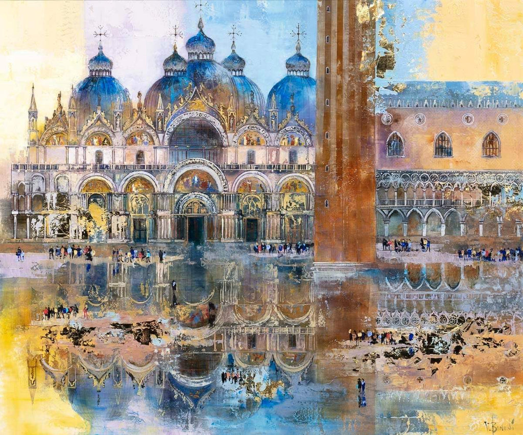 City of Gold - Original - SOLD by artist Veronika Benoni - Wyecliffe Galleries