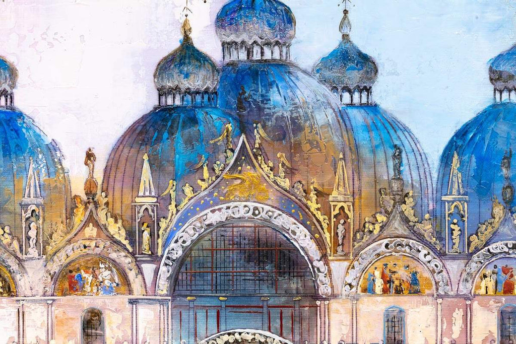 City of Gold - Original - SOLD by artist Veronika Benoni - Wyecliffe Galleries