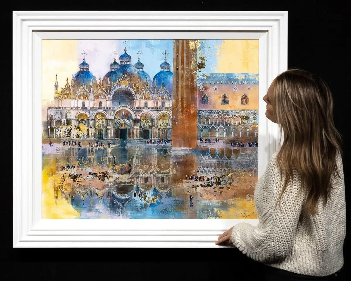 City of Gold - Original - SOLD by artist Veronika Benoni - Wyecliffe Galleries