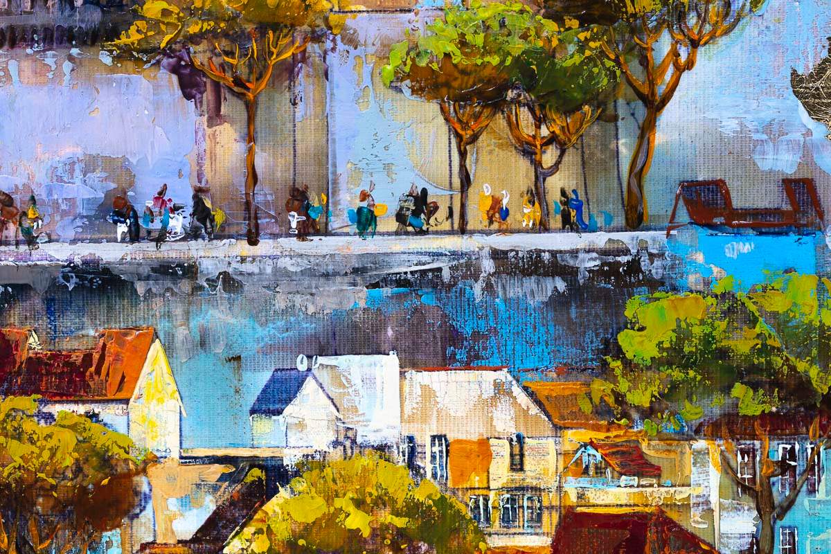 City of Rome - Original - SOLD by artist Veronika Benoni - Wyecliffe Galleries