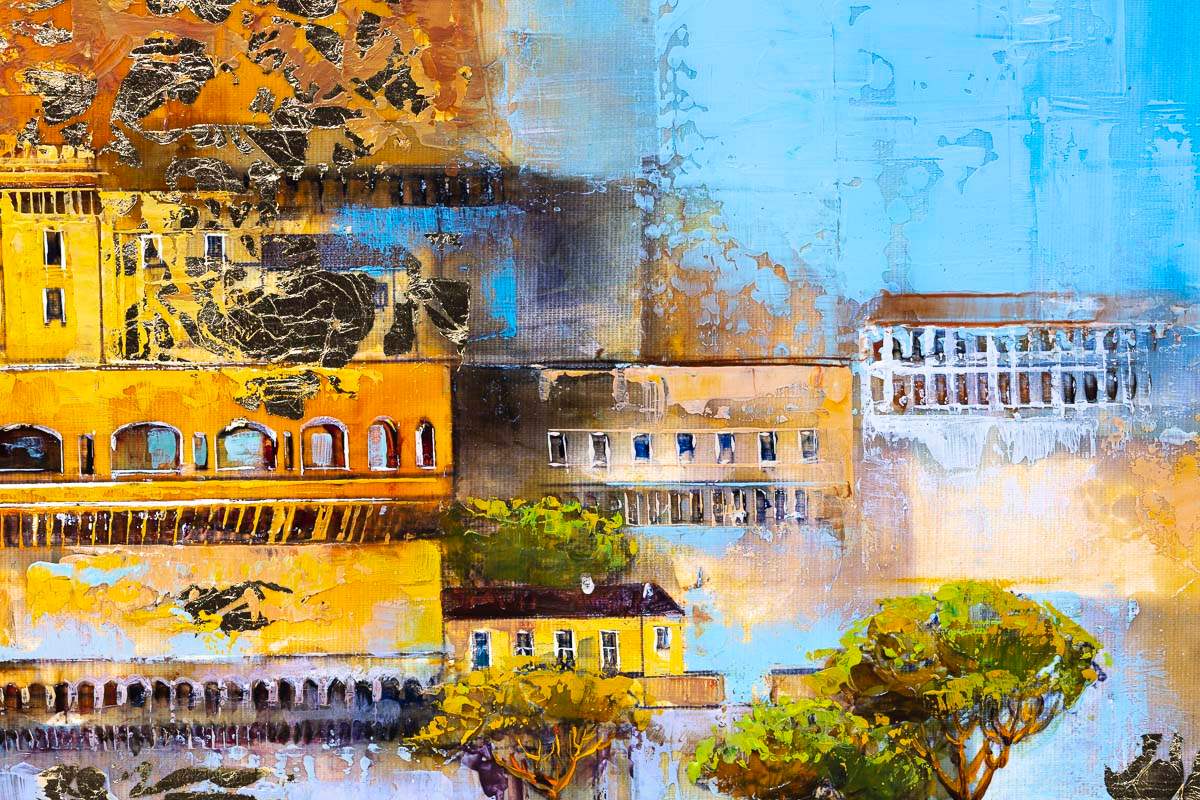 City of Rome - Original - SOLD by artist Veronika Benoni - Wyecliffe Galleries