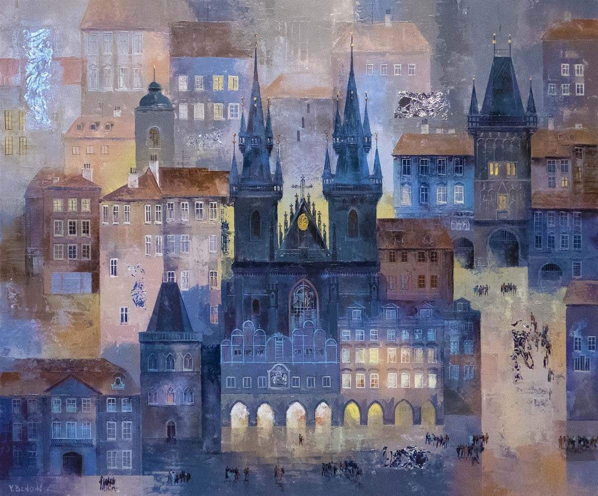 Cloisters - Original - SOLD by artist Veronika Benoni - Wyecliffe Galleries