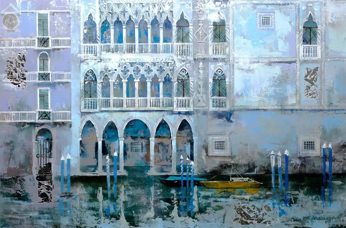 Colonnades - Original - SOLD by artist Veronika Benoni - Wyecliffe Galleries