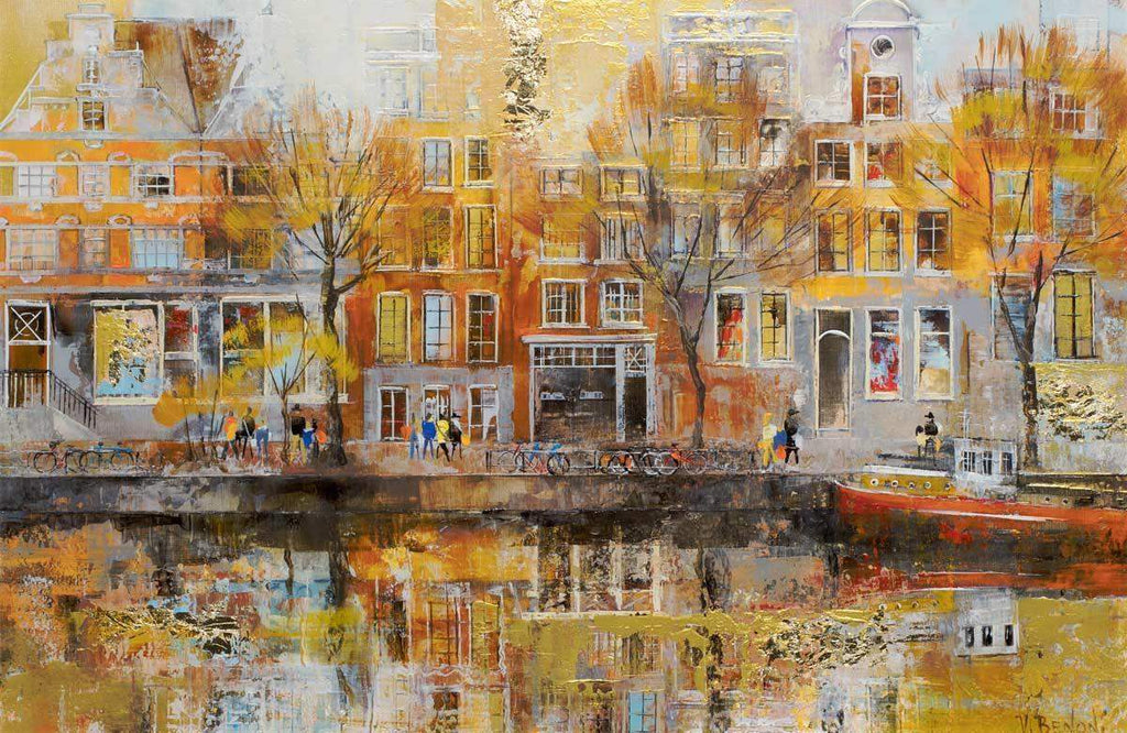 Dam Square - SOLD by artist Veronika Benoni - Wyecliffe Galleries