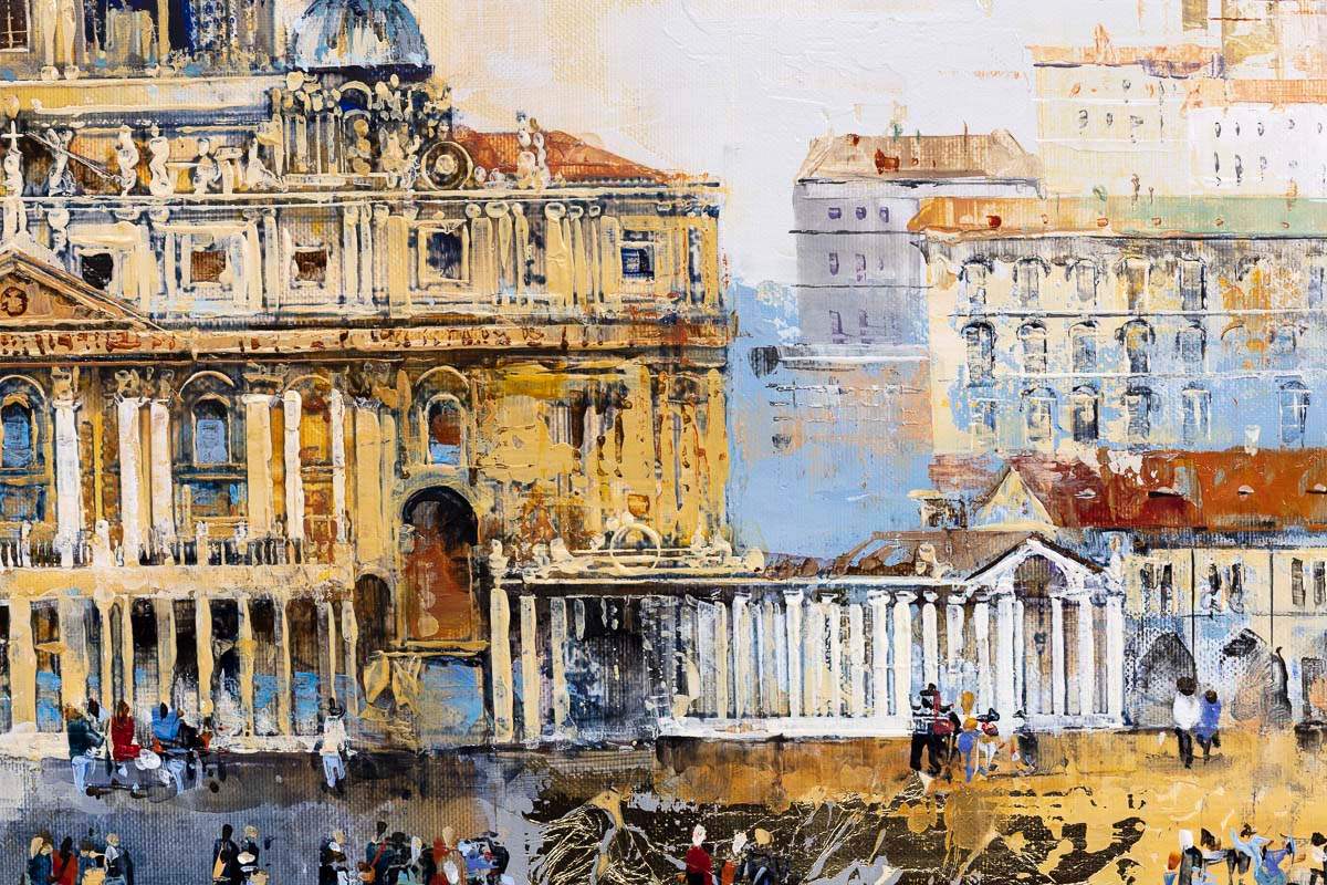 Day in Rome - Original - SOLD by artist Veronika Benoni - Wyecliffe Galleries