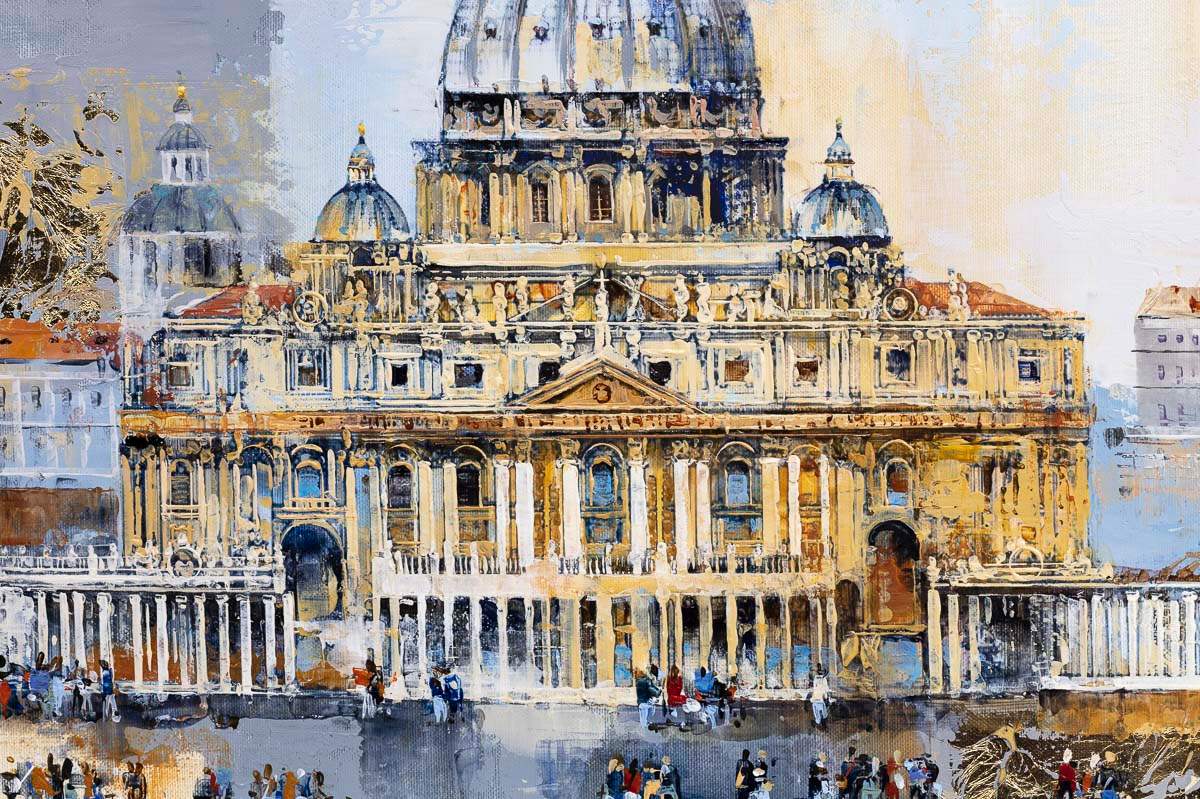 Day in Rome - Original - SOLD by artist Veronika Benoni - Wyecliffe Galleries