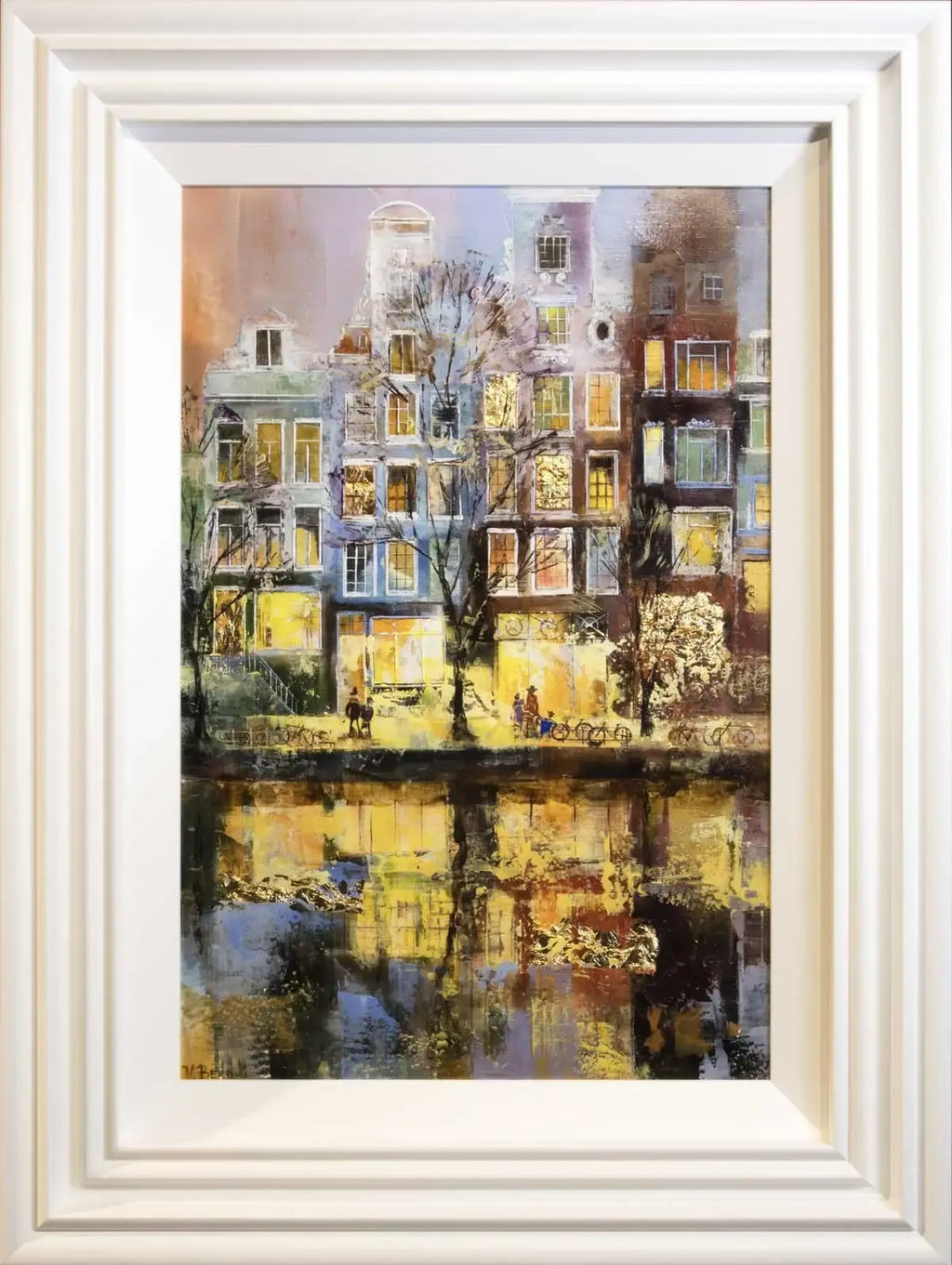 Evening Amsterdam - SOLD by artist Veronika Benoni - Wyecliffe Galleries