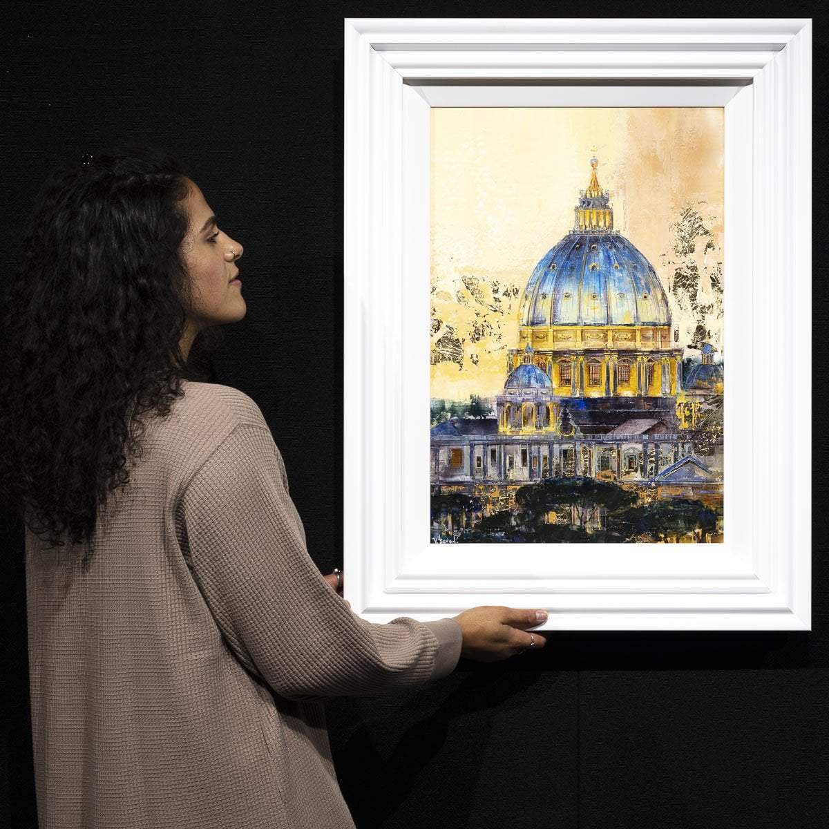Evening at St Pauls - Original - SOLD by artist Veronika Benoni - Wyecliffe Galleries