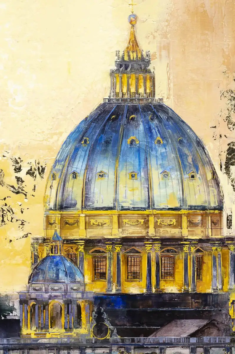 Evening at St Pauls - Original - SOLD by artist Veronika Benoni - Wyecliffe Galleries