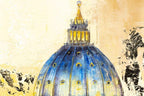 Evening at St Pauls - Original - SOLD by artist Veronika Benoni - Wyecliffe Galleries
