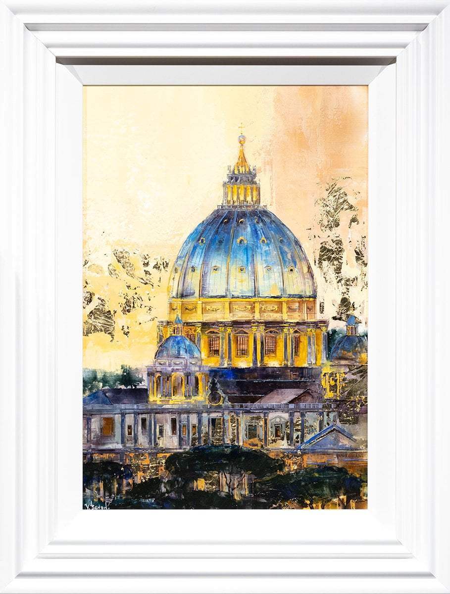 Evening at St Pauls - Original - SOLD by artist Veronika Benoni - Wyecliffe Galleries