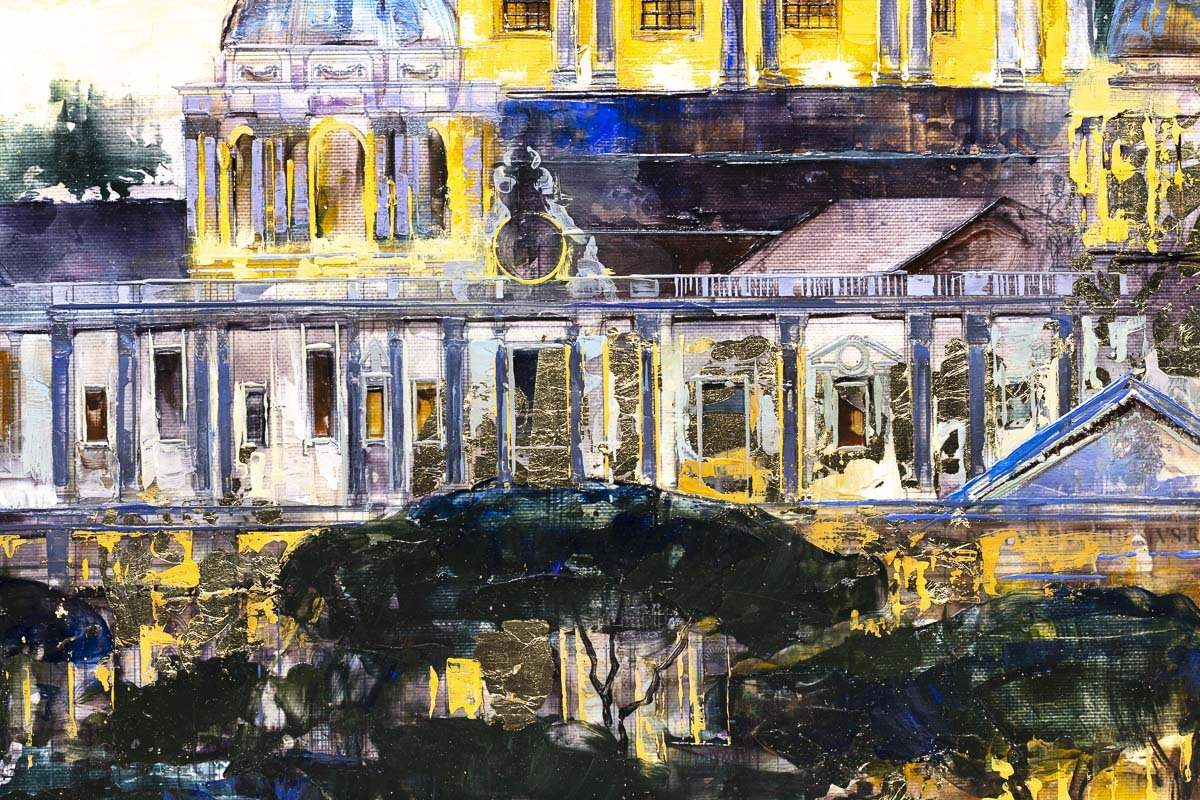 Evening at St Pauls - Original - SOLD by artist Veronika Benoni - Wyecliffe Galleries