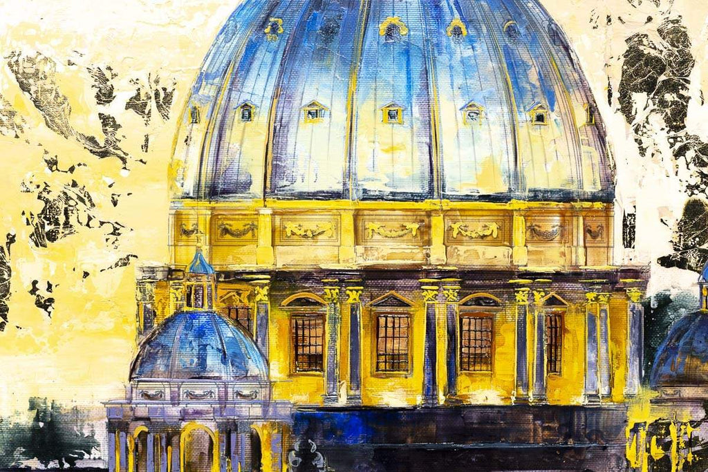 Evening at St Pauls - Original - SOLD by artist Veronika Benoni - Wyecliffe Galleries