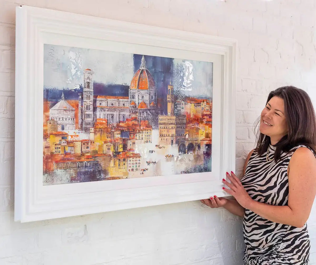 Evening in Florence - Original - SOLD by artist Veronika Benoni - Wyecliffe Galleries
