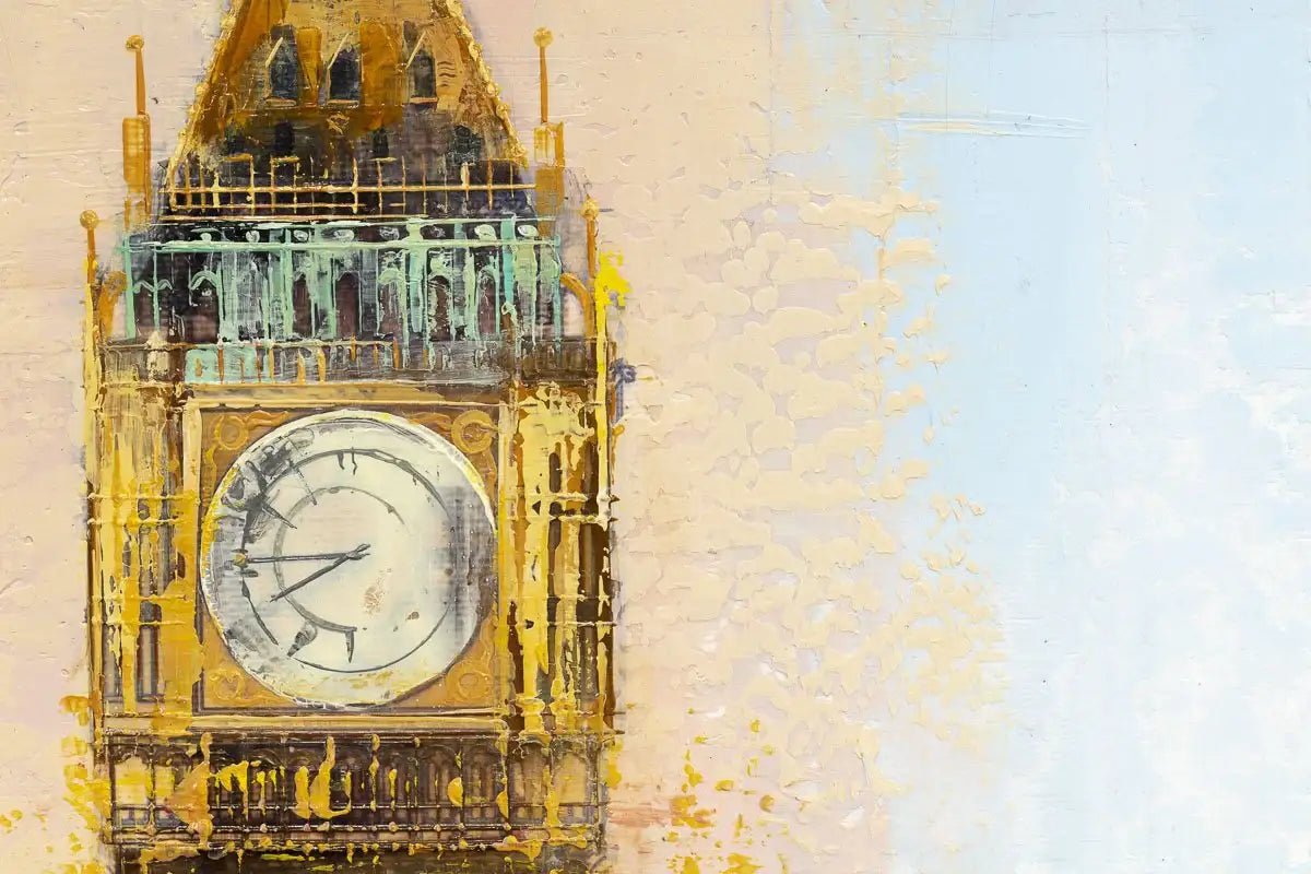 Evening in London - Original - SOLD by artist Veronika Benoni - Wyecliffe Galleries