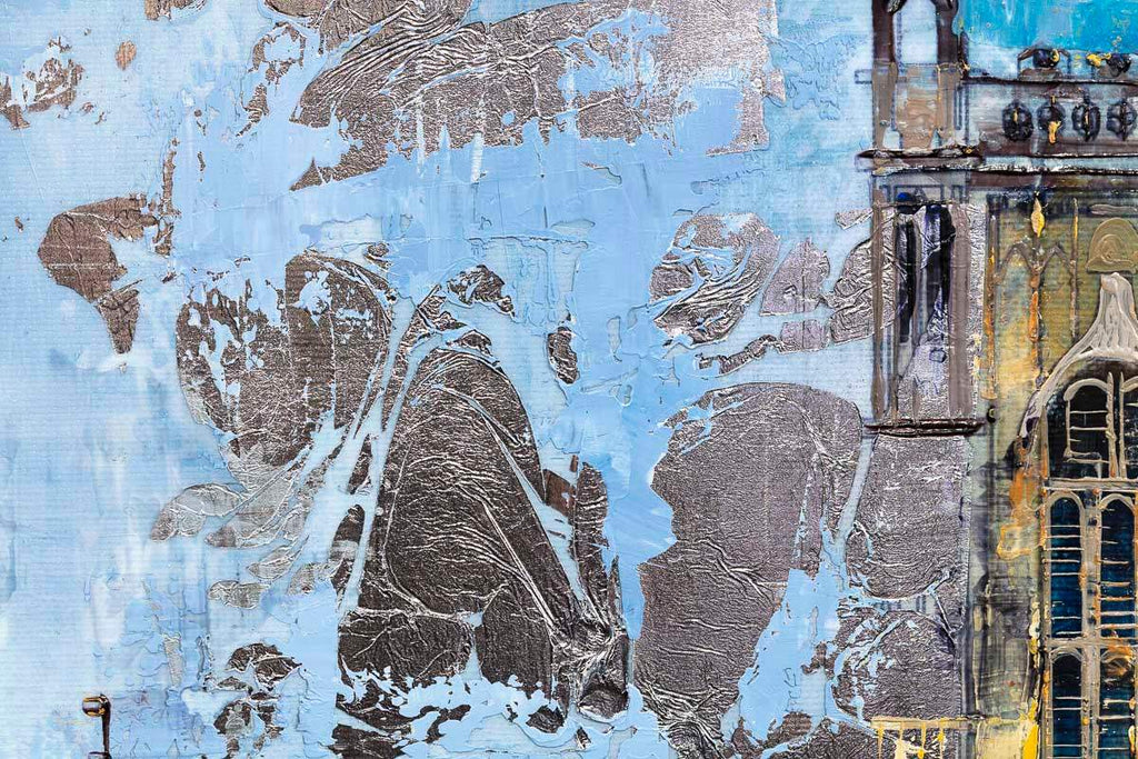 Evening in London - Original - SOLD by artist Veronika Benoni - Wyecliffe Galleries