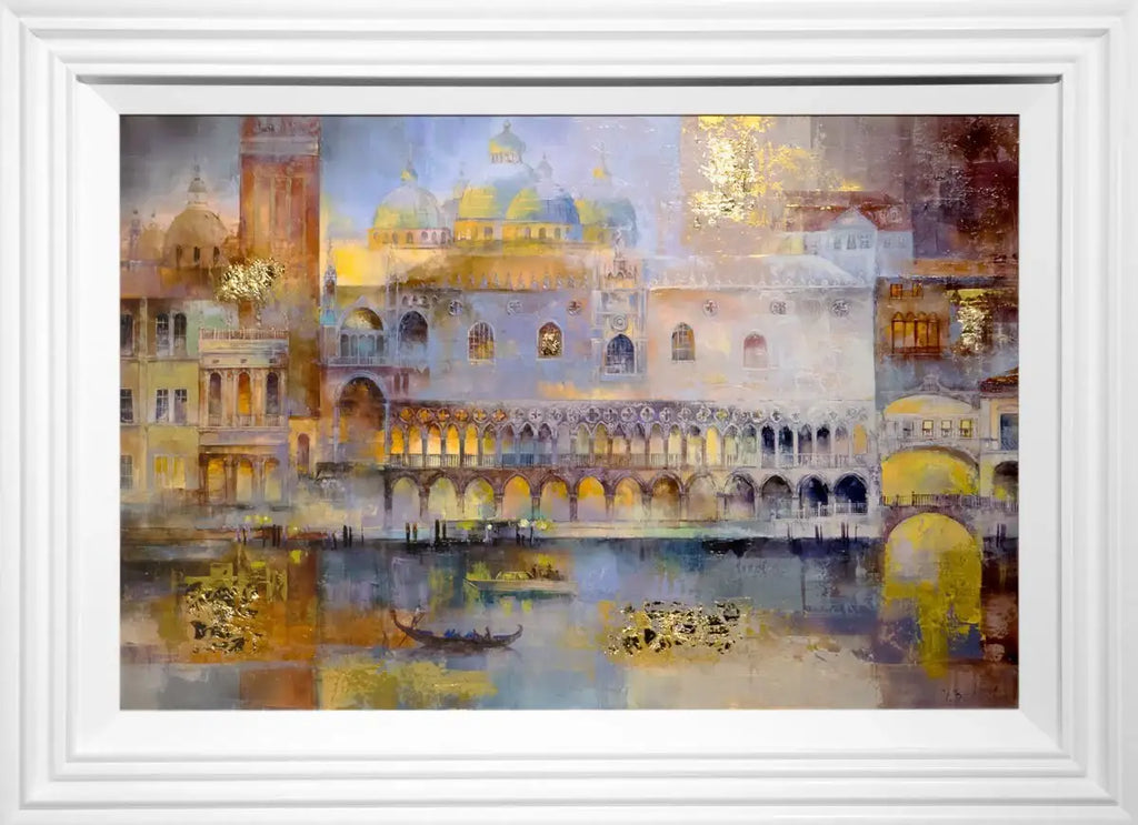 Evening Venice - SOLD by artist Veronika Benoni - Wyecliffe Galleries