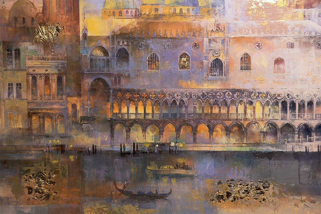Evening Venice - SOLD by artist Veronika Benoni - Wyecliffe Galleries