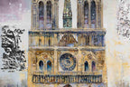 Evenings at Notre Dame - Original - SOLD by artist Veronika Benoni - Wyecliffe Galleries
