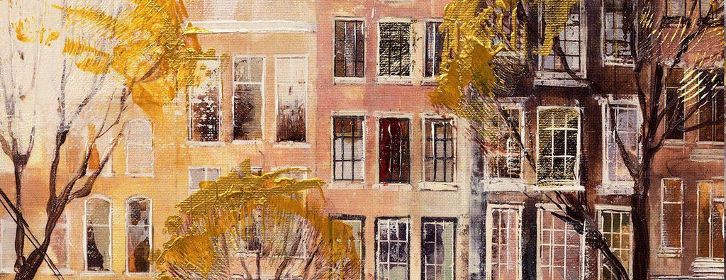 Golden Autumn - Original - SOLD by artist Veronika Benoni - Wyecliffe Galleries