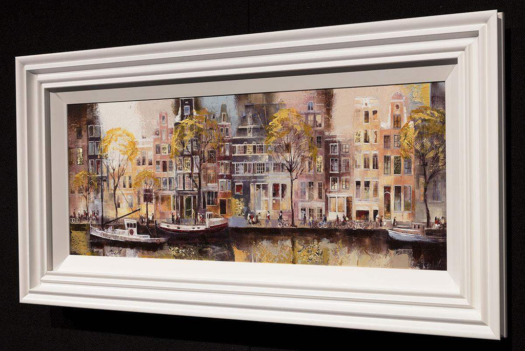 Golden Autumn - Original - SOLD by artist Veronika Benoni - Wyecliffe Galleries