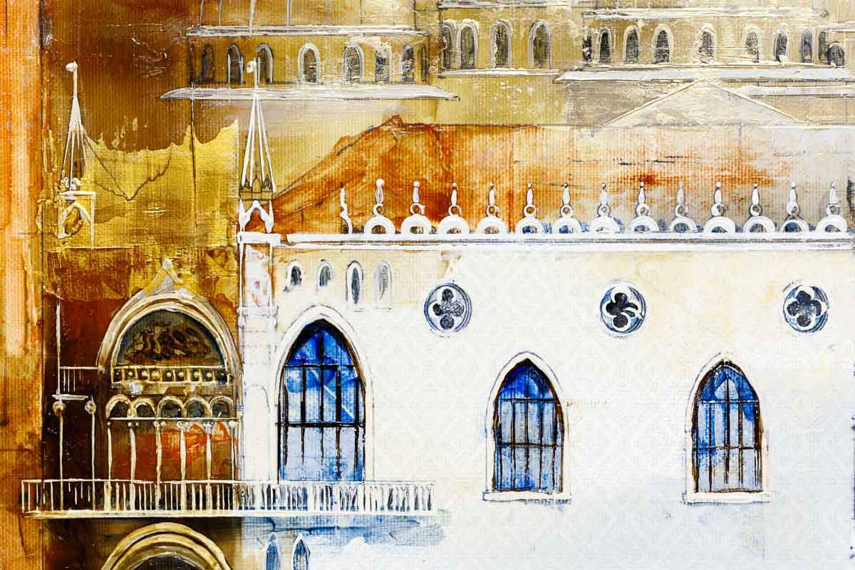 Grand Canal, Venice - Original - SOLD by artist Veronika Benoni - Wyecliffe Galleries